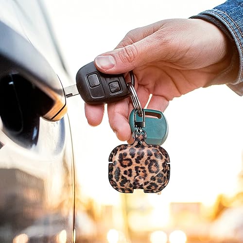 Miniatura 7 de Nigaee Funda de cuero genuino para AirPods Pro 2, funda protectora a prueba de golpes compatible con Apple Airpods Pro de 2 generación (2022), funda