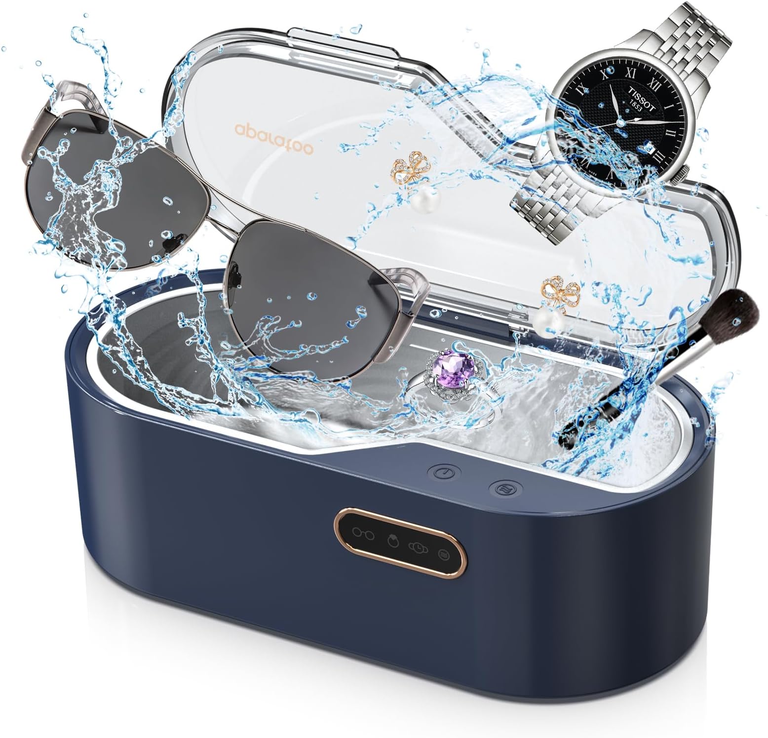 Ultrasonic Jewelry Cleaner, 50W Ultrasonic Cleaner Machine, Ultrasonic Glasses Cleaner with
