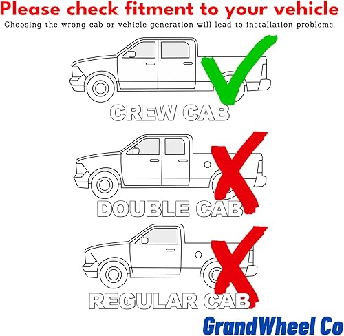 Miniatura 9 de GrandWheel Co GW0239 - Deflectores de ventilación de ventana lateral tintados ahumados compatibles con Toyota Highlander 2014-2019 - 4 unidades