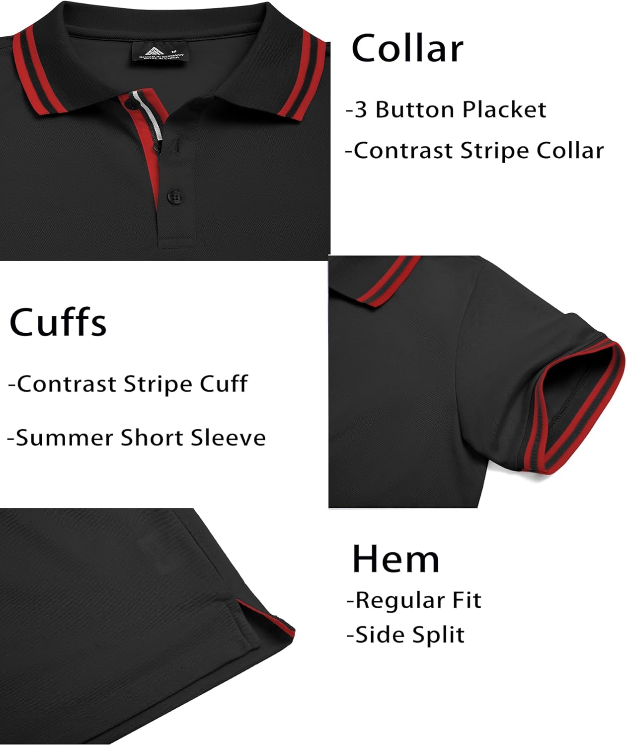 Boys Polo Shirt Childs Short Sleeve Golf Collared Shirts School Uniform Tennis Pique Shirts for Kids - Image 3