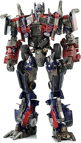 Miniatura 4 de Figura de acción de juguete Transformer, Optimus Prime Leader Class Battle Damaged Edition, multicolor