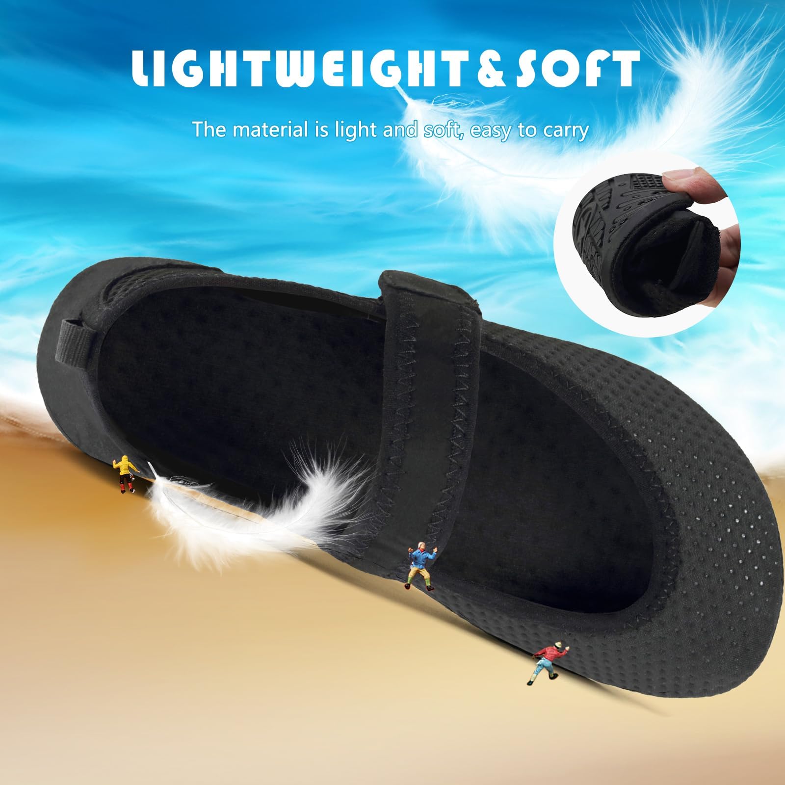 Acfoda Scarpe da Scoglio Uomo Donna Asciugatura Rapida Antiscivolo Scarpette Mare Immersione Spiaggia 35-45 EU