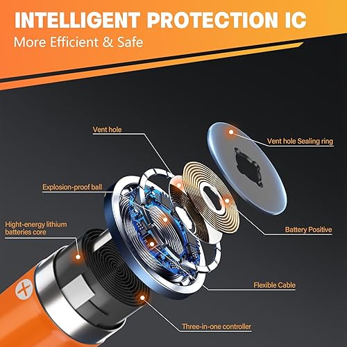 Miniatura 10 de Paquete de 8 baterías de litio recargables de tamaño AA de 1.5 V para cámara Blink, batería doble A de larga duración de 2600 mWh con cargador