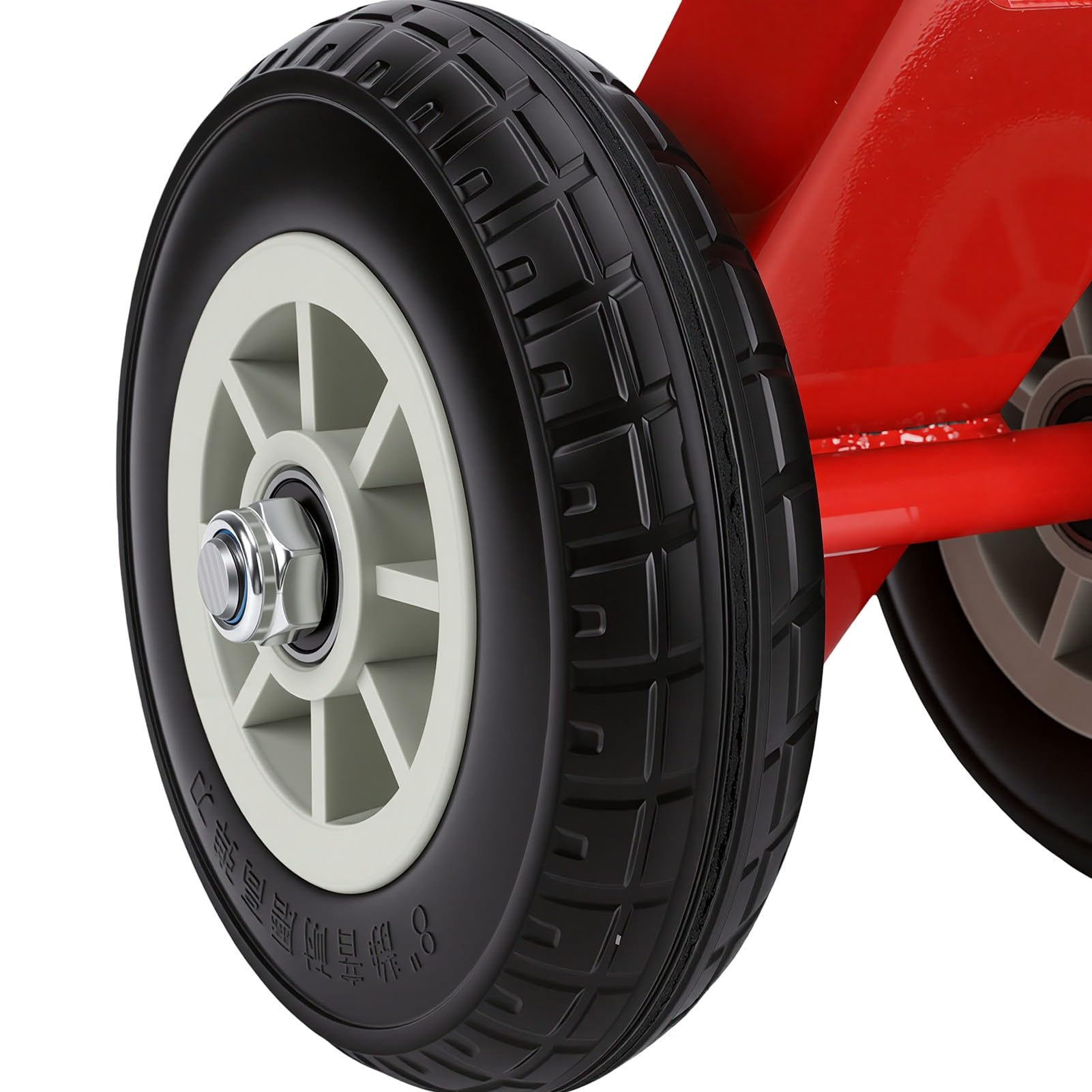 Hyuduo Carrello per Pannelli, 660 Lb, Ruote da 8 Pollici, Acciaio
