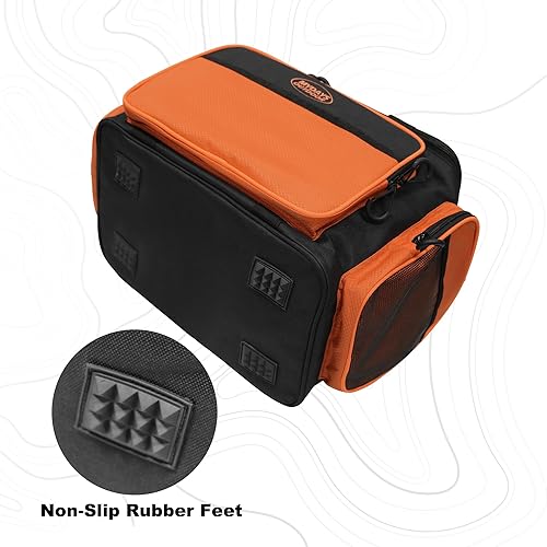 Miniatura 7 de Bolsas de aparejos de pesca, bolsas de pesca para pesca de agua salada o agua dulce, bolsa de aparejos con correa acolchada para el hombro (no