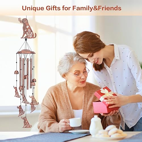 Vista 59 de Bigfoot - Campanillas de viento para exteriores, pies grandes, regalos para hombres/mujeres/papá/abuelo, regalo de cumpleaños, regalo conmemorativo