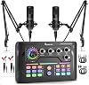 Hayner-Seek 2 Player Audio Interface Podcast Equipment Set