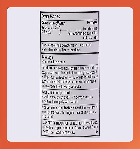 Miniatura 5 de Rugby Sebex Champú medicado para la caspa para mujeres y hombres - 2% de azufre y 2% ácido salicílico champú anticaspa - Ayuda con los síntomas de