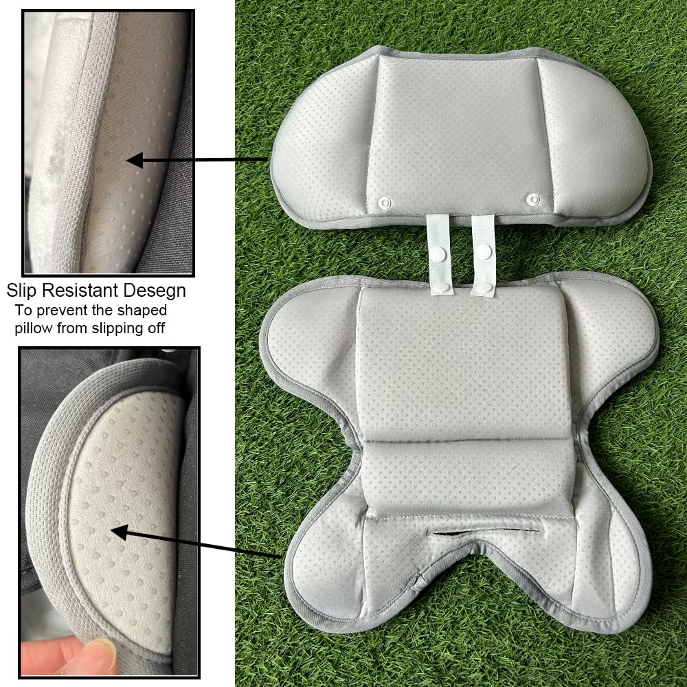 Poggiatesta e cuscini universali compatibili con seggiolini auto Doona, fodere per sedili per passeggini, tessuto invernale delicato sulla pelle