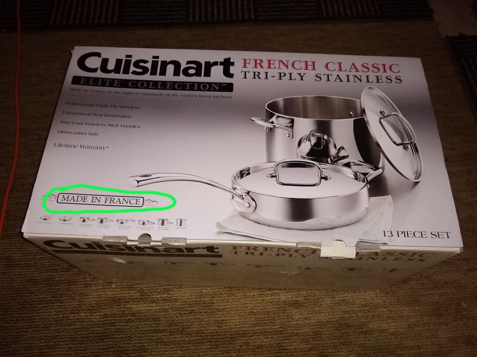 13/mo Finance Cuisinart French Classic TriPly Stainless 10Piece
