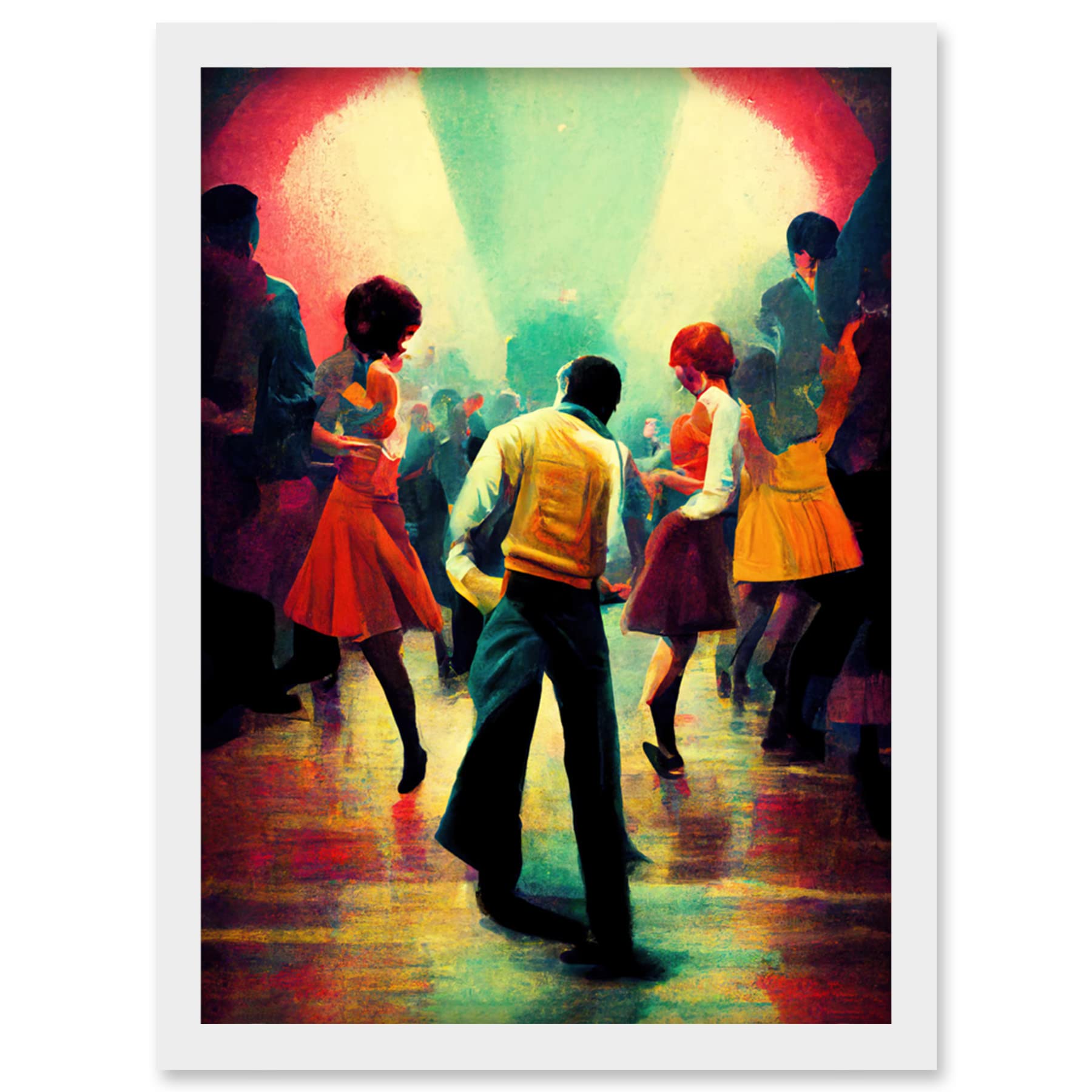 Doppelganger33 LTD Northern Soul Music Retro Sixties Artwork Framed Wall Art Print A4