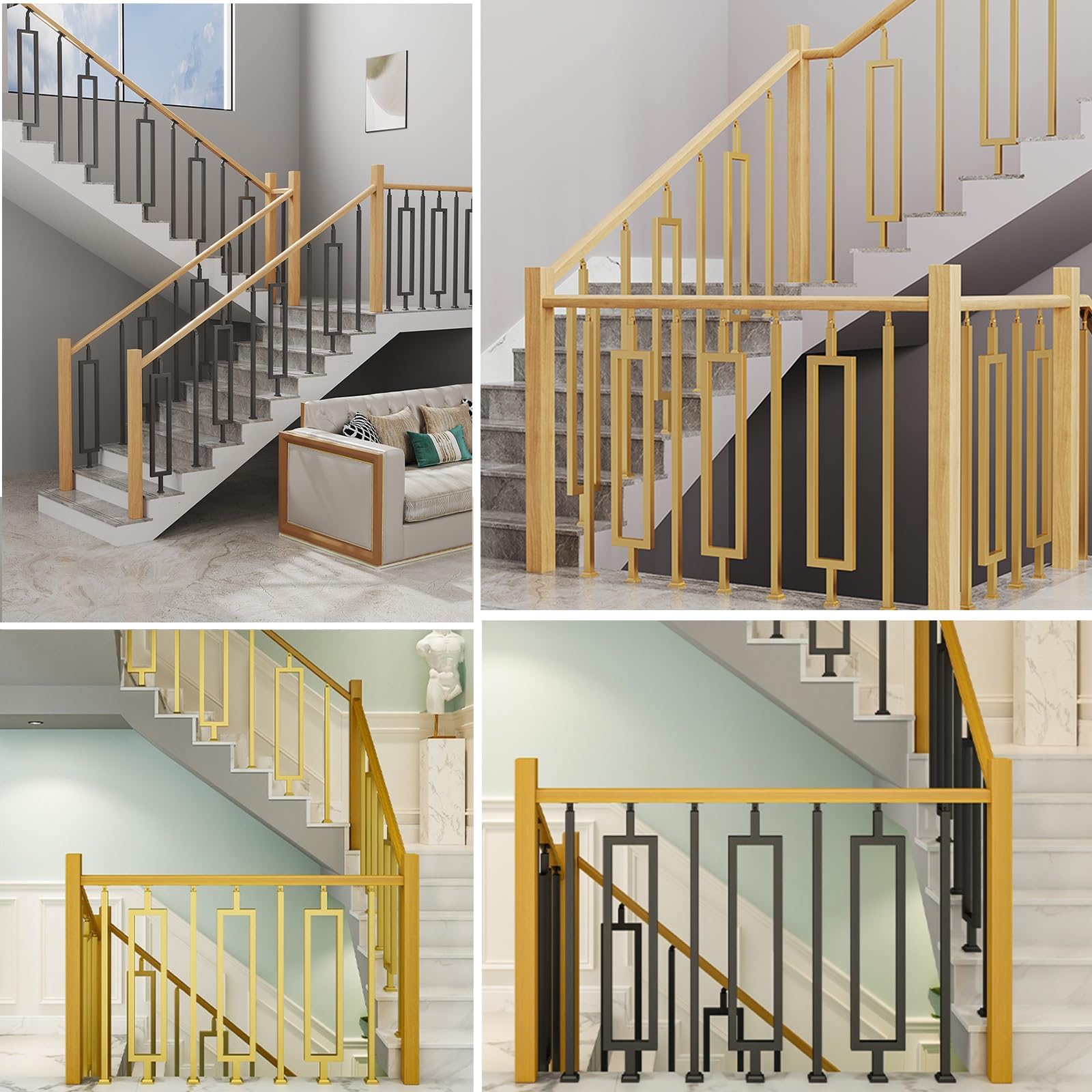 Nowoczesne słupy balustrad - balustrady narożne do ogrodzeń wewnętrznych i zewnętrznych, modele wolnostojące nadają się do poddasza, centrów handlowych i domów oraz rozwiązań balustrad Ele.