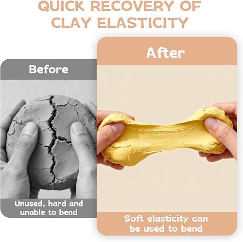 Miniatura 4 de Suavizante de arcilla polimérica de 4.1 fl oz, restaura la arcilla seca y agrietada, mejora la flexibilidad y la adherencia para artistas