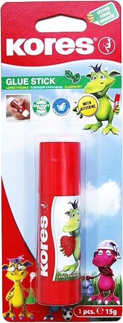 Kores - Fantasy Glue Stick for Kids, Strong-Hold Adhesive, Safe and Non-Toxic Craft Glue for Arts and Crafts, School and Office Supplies, Pack of 1