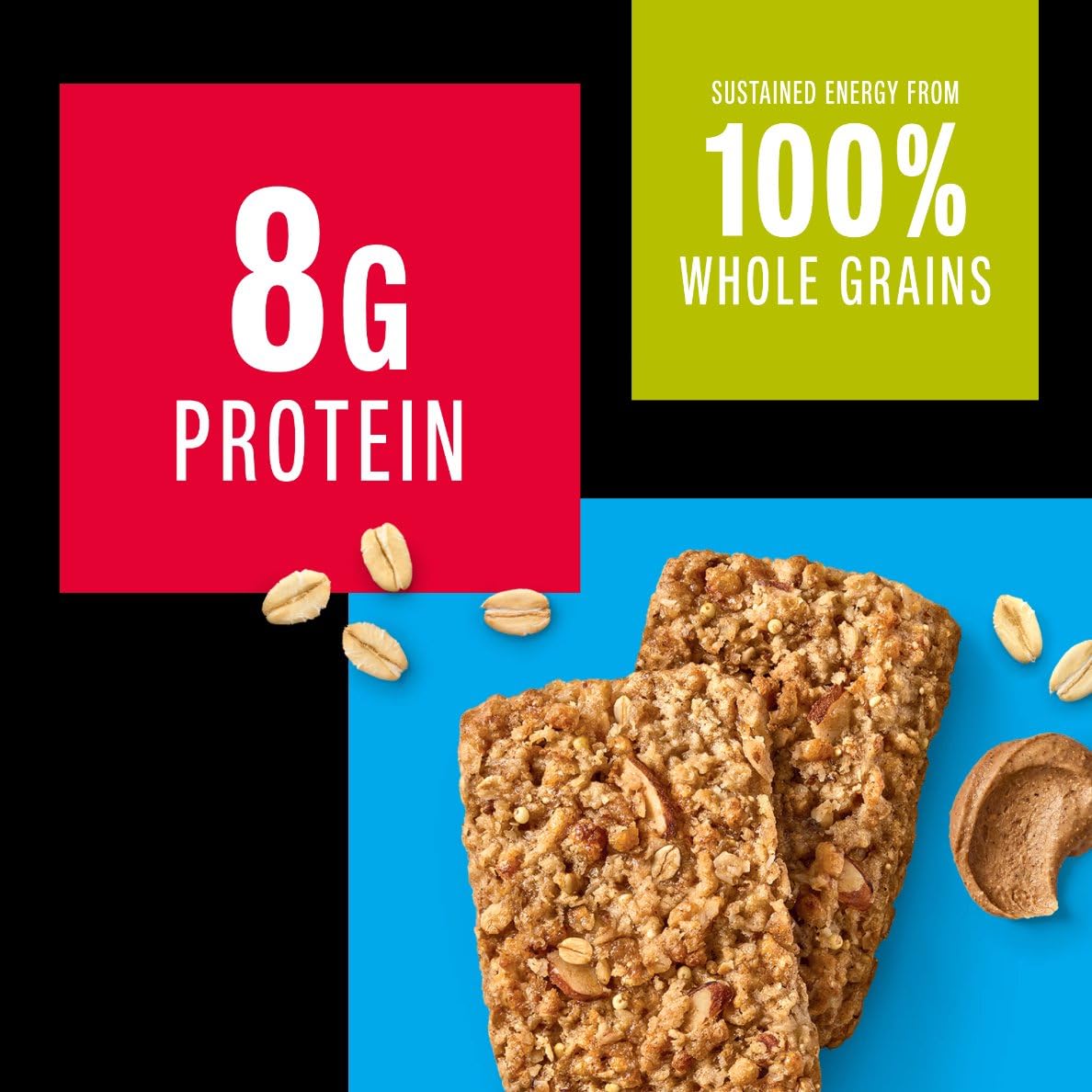 KIND Breakfast Protein Bars, Almond Butter, Gluten Free, Low Sodium, Healthy Snacks, 8g Protein, 30 Count (30 Packs of 2 Bars)