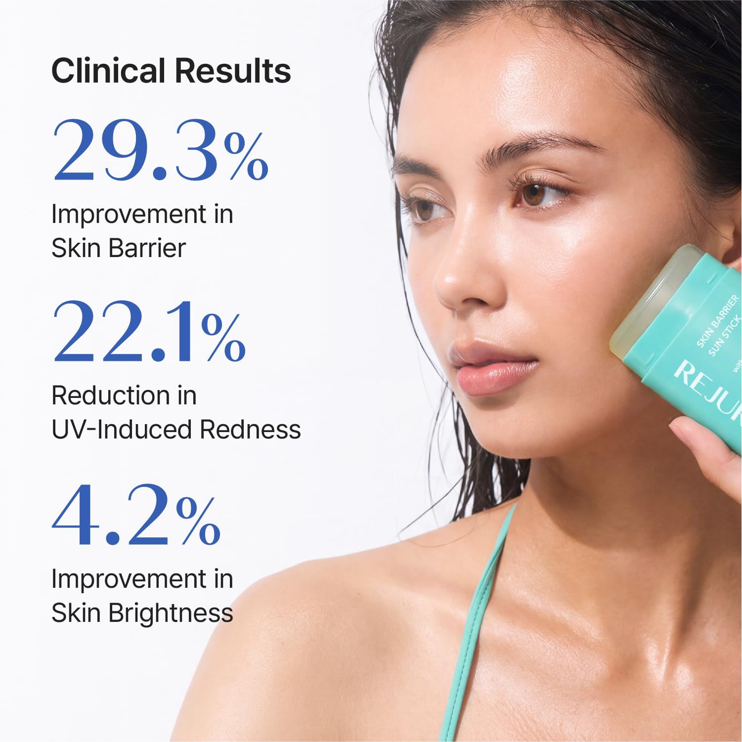 REJURAN Skin Barrier Sun Stick SPF 50+, c-PDRN® Daily Sunscreen, 0.77 oz