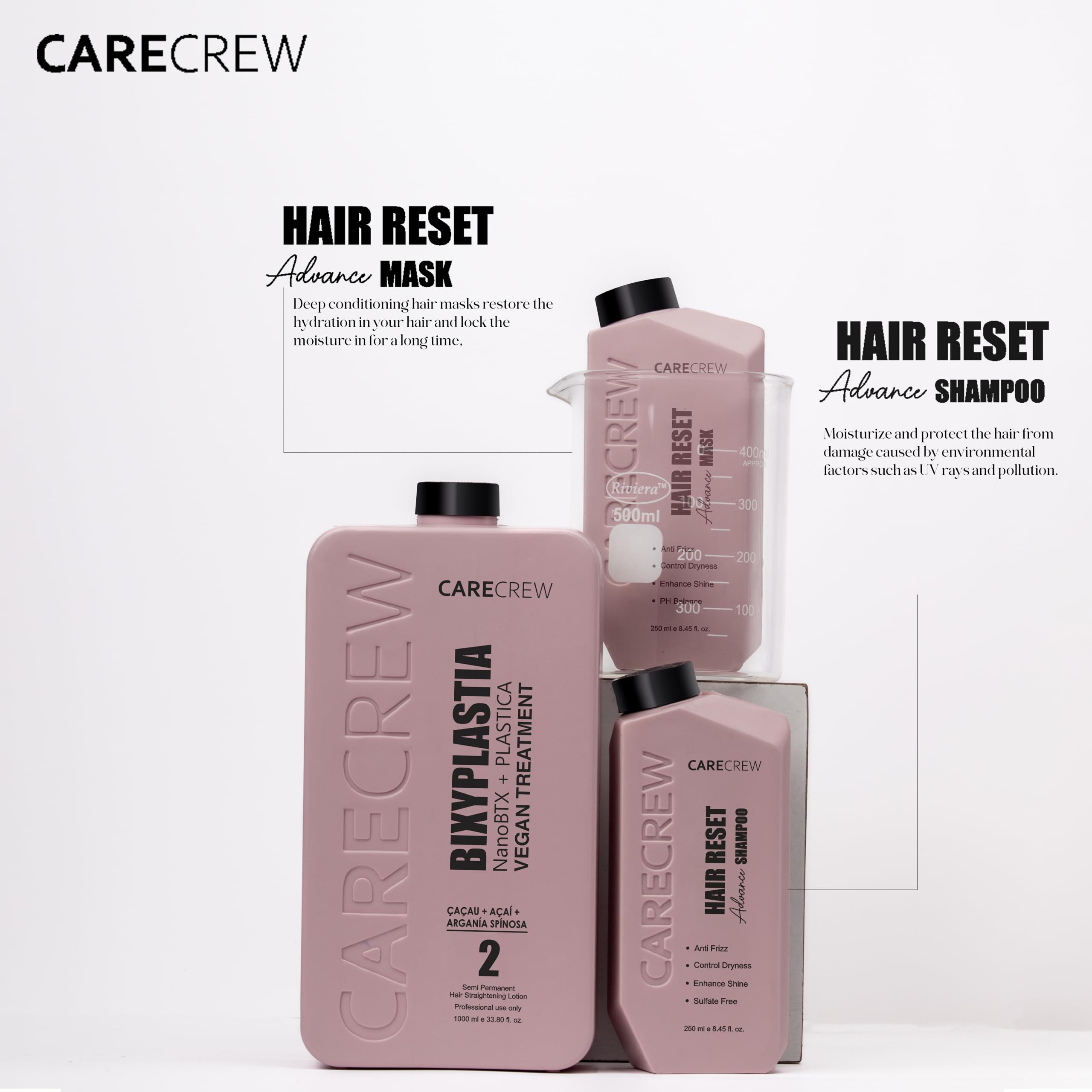 Carecrew Bixyplastia Hair Reset Advance Shampoo 250ML | Nourishing