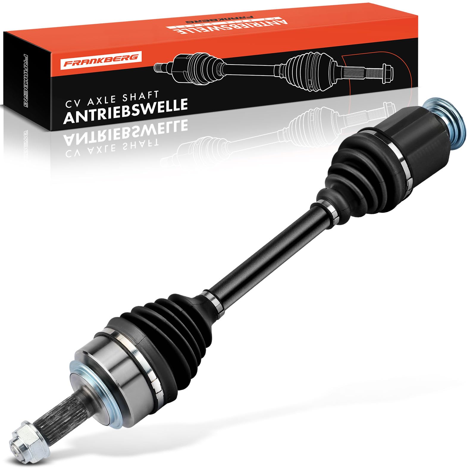Frankberg Eje motriz Eje de transmisión Caja de cambios manual Eje delantero Derecha Compatible con CR-V II RD 2.2L 2005-2006 FR-V BE 2.2L 2005-2009 Replace# 44305SKNE00