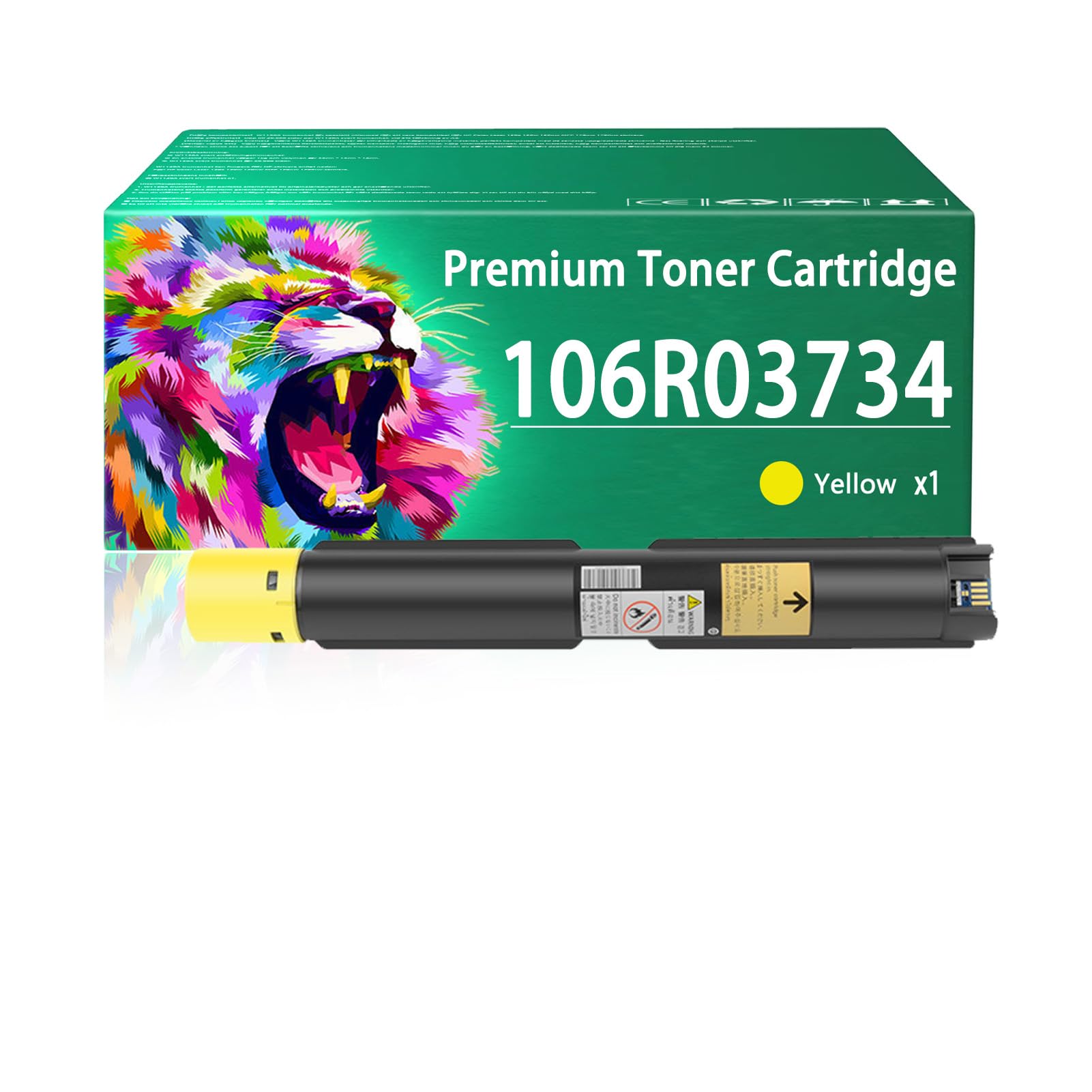 ERNZAT C7030 Toner Cartridge Compatible for Xerox 106R03734 Yellow Toner Cartridges Work for Xerox Versalink C7020 C7025 C7030 Printers