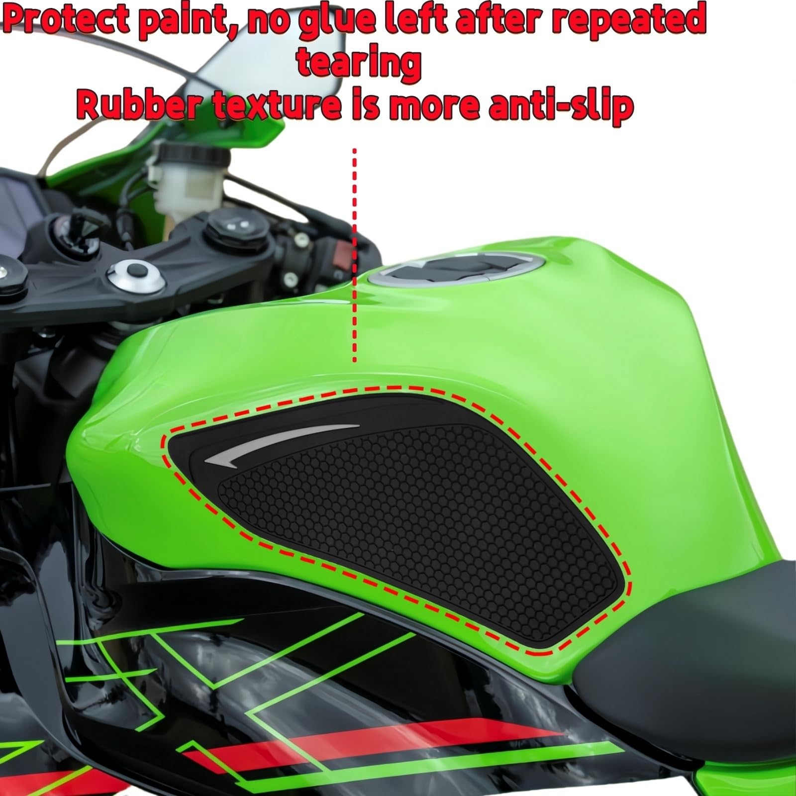 Amazon.co.jp: タンクパッド カワサキに適用 Ninja ZX-6R (ZX636