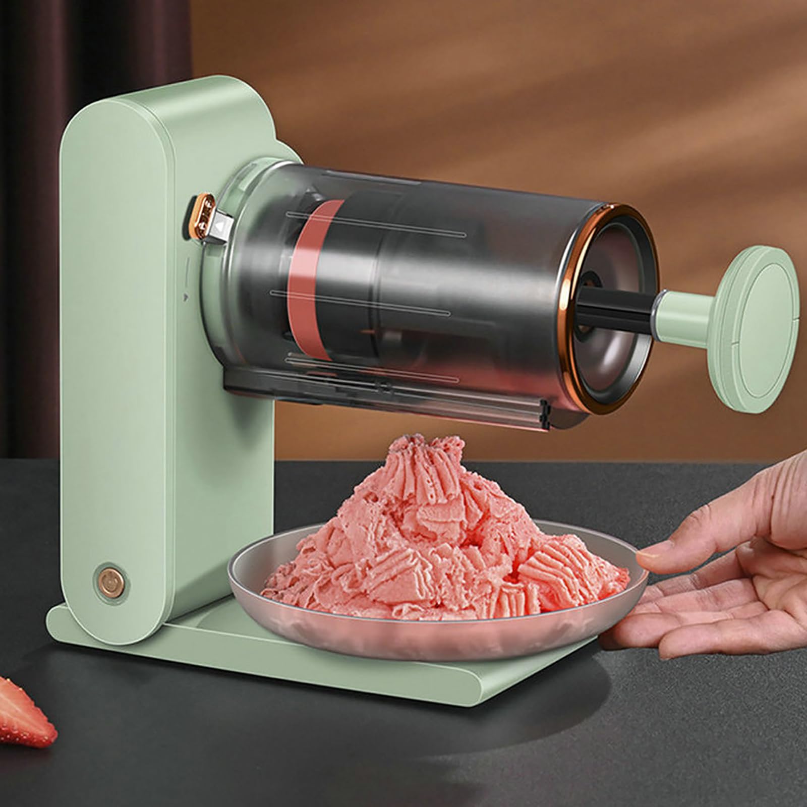 Rasoir à glace électrique rechargeable NOGRAX avec moules pour des smoothies frais