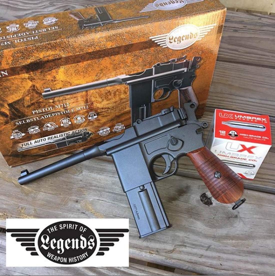 Umarex Legends M712 Blowback Automatic .177 Caliber BB Gun Air Pistol : Sports & Outdoors