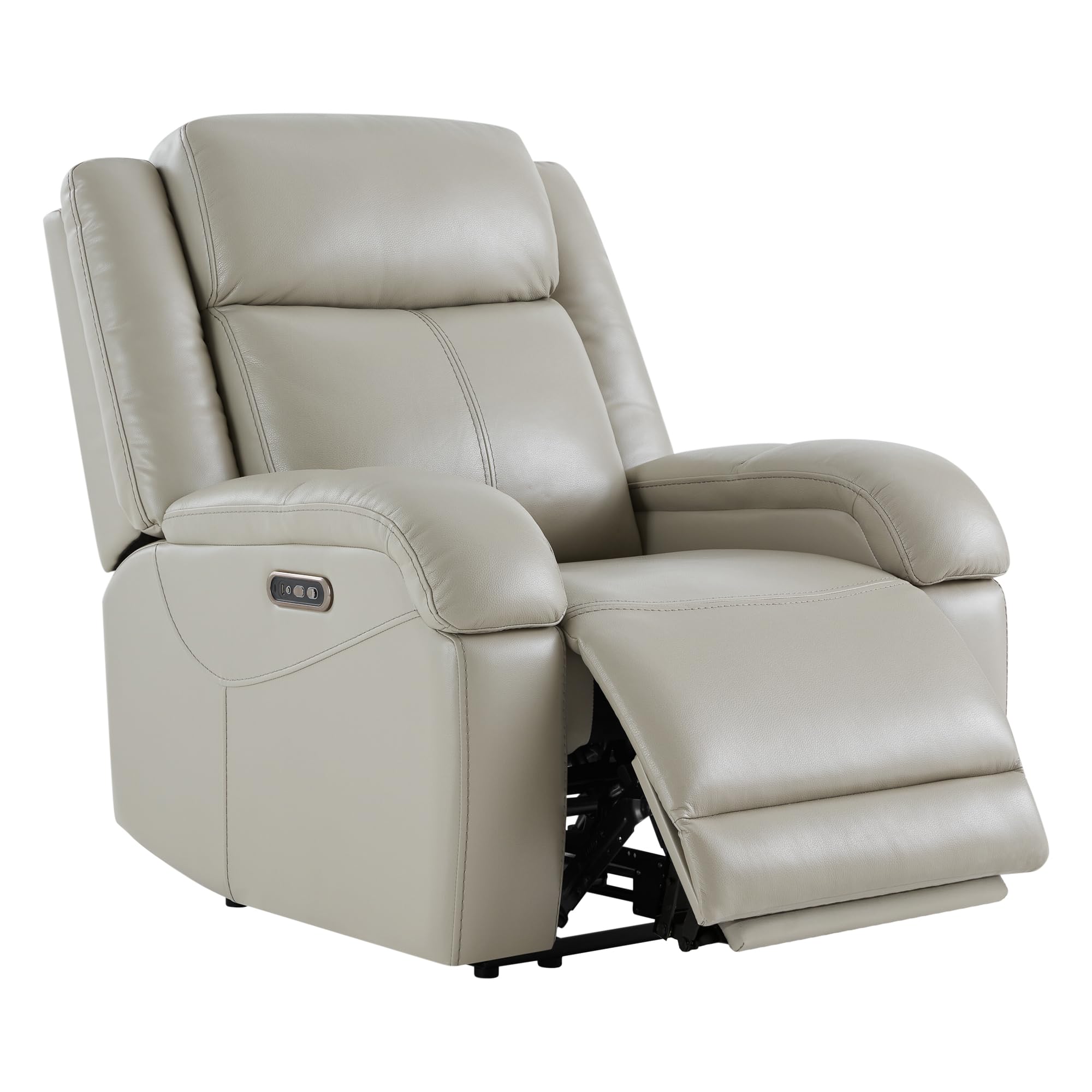 Watson & Whitely Genuine Leather Power Recliner