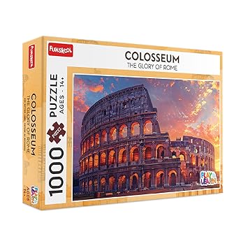 Play & Learn Funskool Colosseum The Glory of Rome, Puzzle Game for Kids, 1000 Pieces, Encourages Learning & Development, Fun Activity, Multicolor, Set for Kid, Age 7+ Years - image, photos