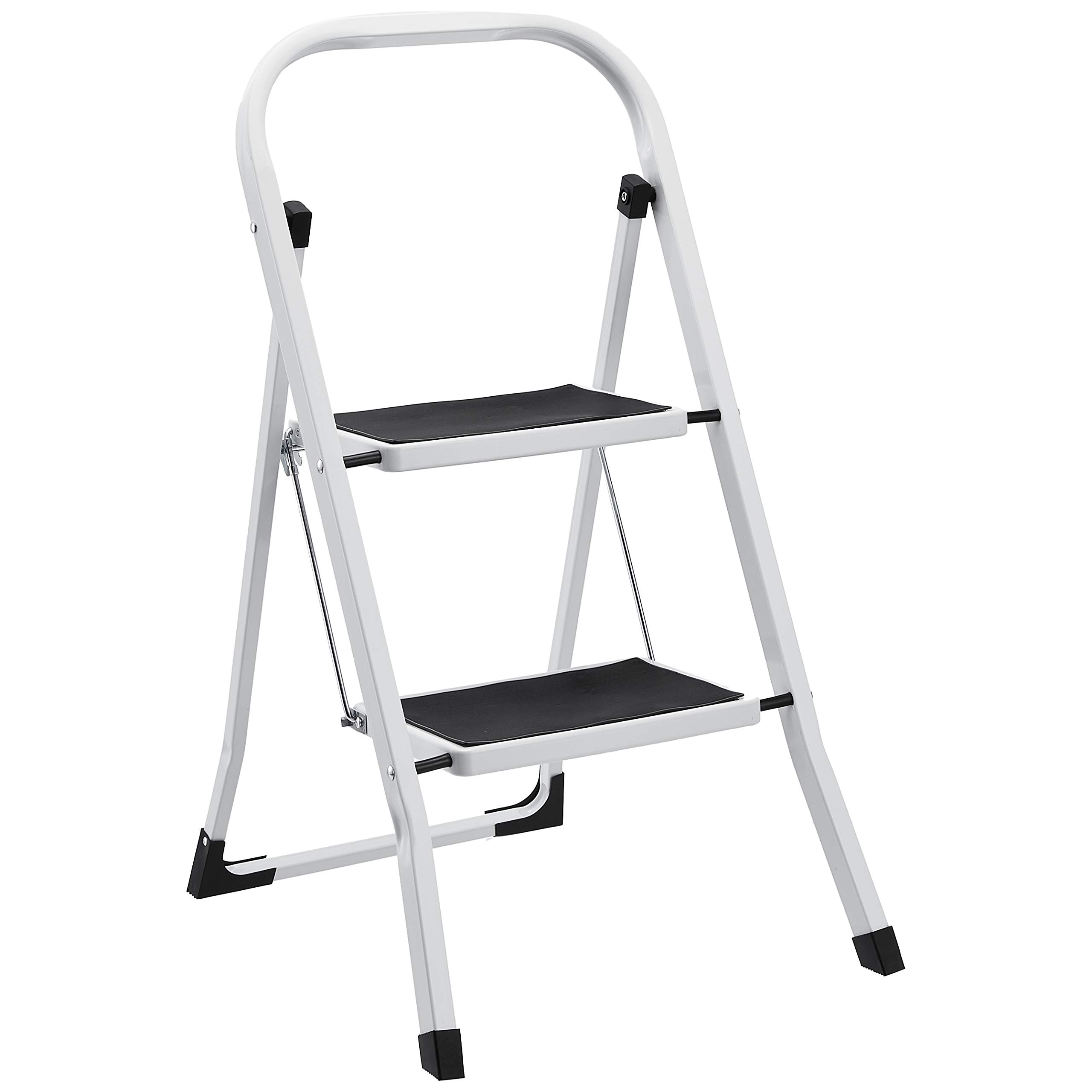 Amazon Basics Step Stool 2 Step Steel with Anti slip Mat 200 Pound | amzdealz