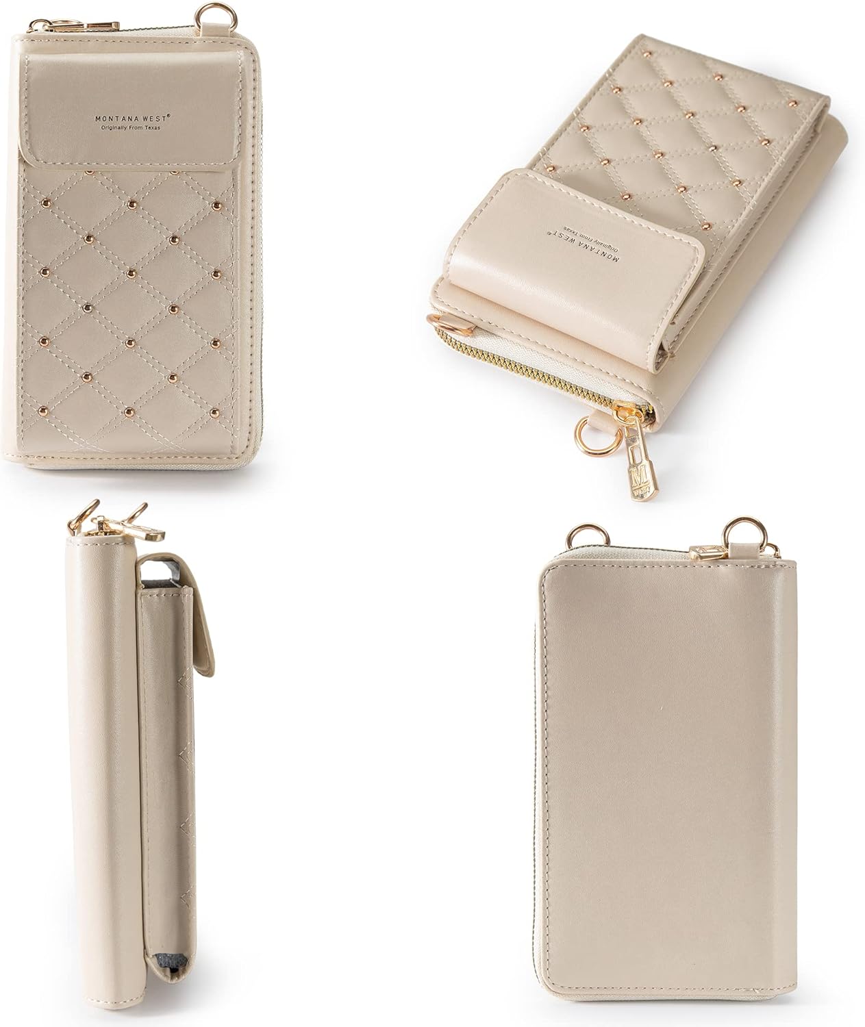 Montana West Small Crossbody Cell Phone Purse for Women RFID Blocking Cellphone Wallet - Image 3