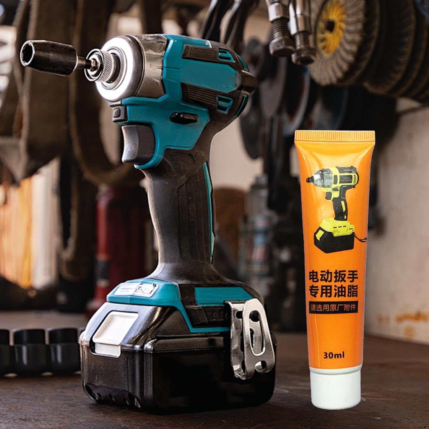 All Purpose Grease - Motion Fluid, 1pc Synthetic Paste for Friction Reduction, Heavy Duty Gel with Thermal Stability, Hardware Part, Industrial Sealant for, Driver and Drill