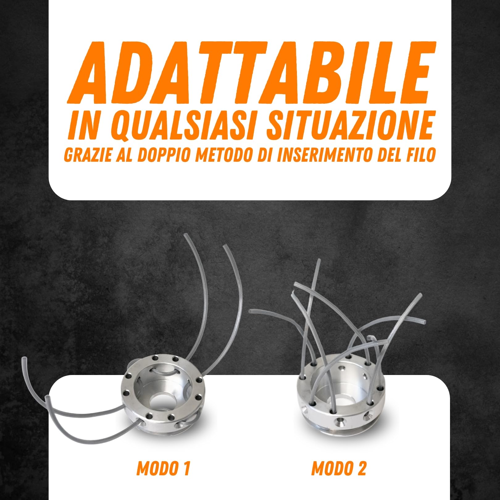 Mastertec Testina Decespugliatore Rapid Clutch 3, Testina Decespugliatore Universale Professionale in Alluminio CNC, Compatibile con Modelli a Scoppio, Elettrico e Batteria