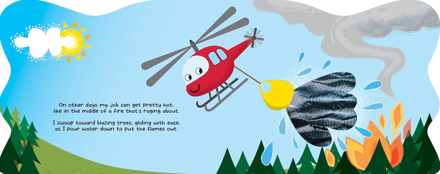 Little Hippo Books High-Flying Helicopter Children's Books Ages 1-3 | Touch and Feel Books for Toddlers 1-3 & Baby Books | Best Kids Books and Board ... Sensory Board Books for Baby & Toddler Time) - Image 7