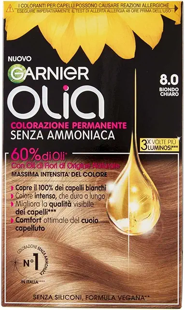 Garnier Oil Permanent Hair Dye - Ammonia Free Light Blonde | Färg Hår