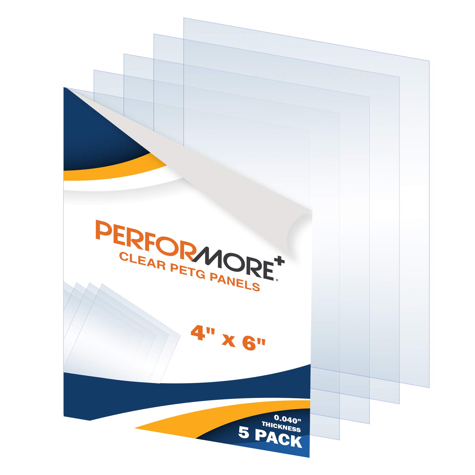 Performore Plexiglass Sheets - 20 Pack 4x6 Inch -9 Performore Plexiglass Sheets - 20 Pack 4x6 Inch -9
