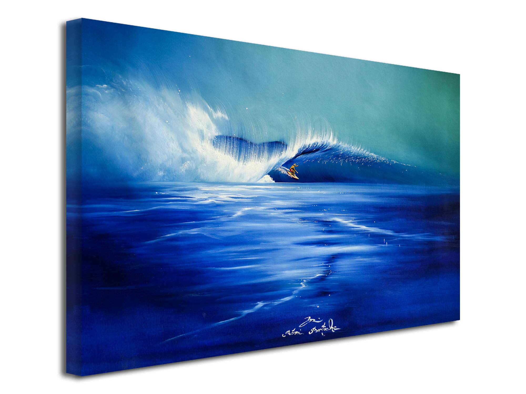 DECLINA, Quadro Decorativo da Parete per Soggiorno Moderno, cornici Decorative da Parete, Riproduzione di Bertoche Funny Waves, 50 x 30 cm