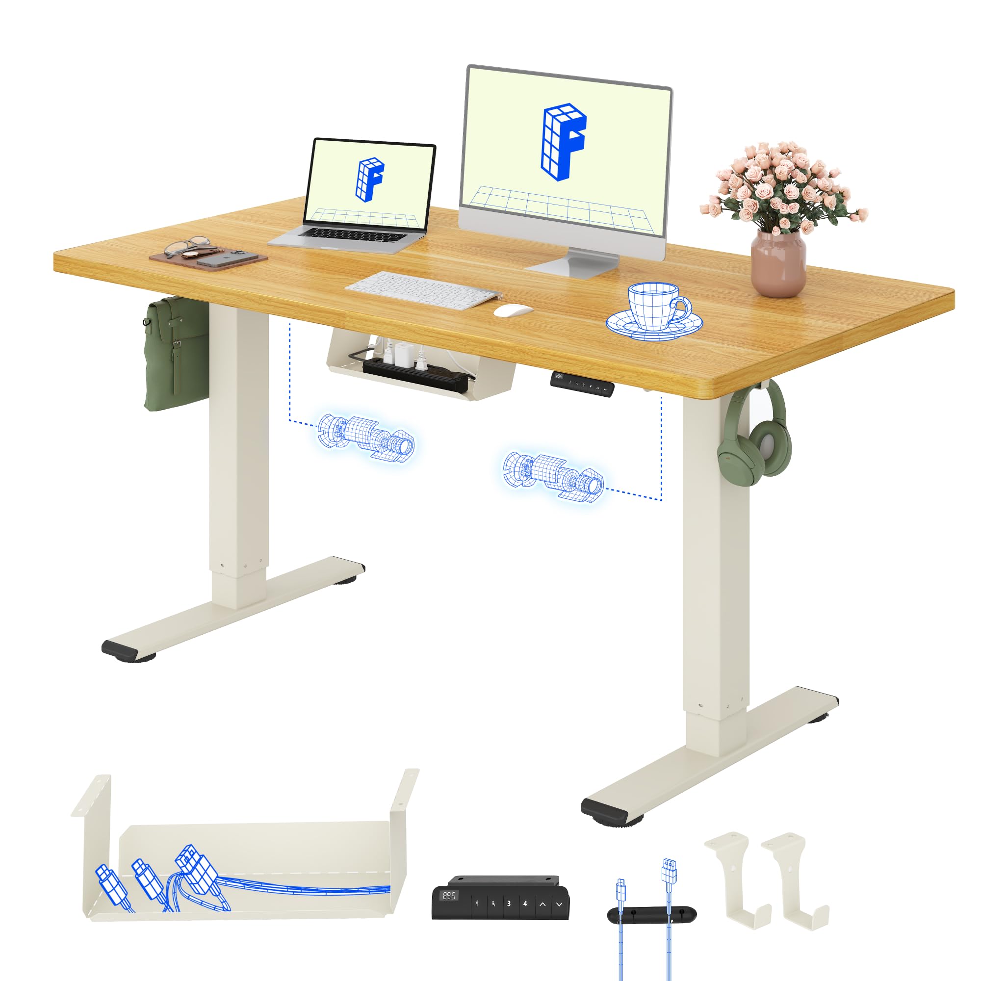 Escritorio Elevable FLEXISPOT: Comodidad y Seguridad Total