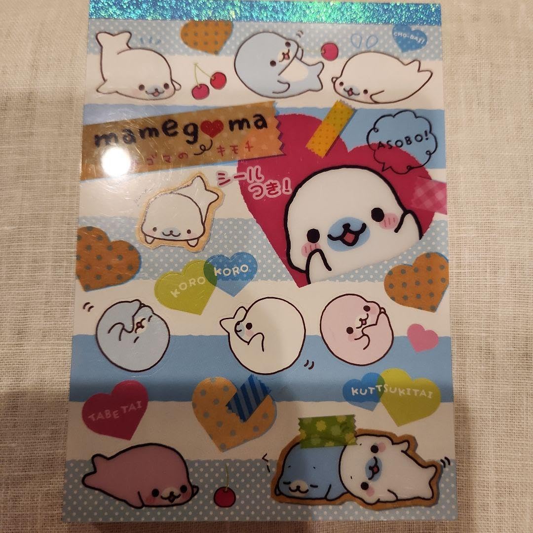 まめゴマ メモ帳 平成レトロ メモ帳 まめゴマ ベティーズブルー