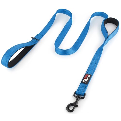 Primal Pet Gear 6ft Double Handle Reflective Heavy Duty Leash
