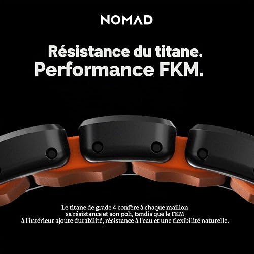 NOMAD Stratos Band I for AppleWatch 42/44/45/46/49 mm I Hybrid Design, verschiedene größen - 6