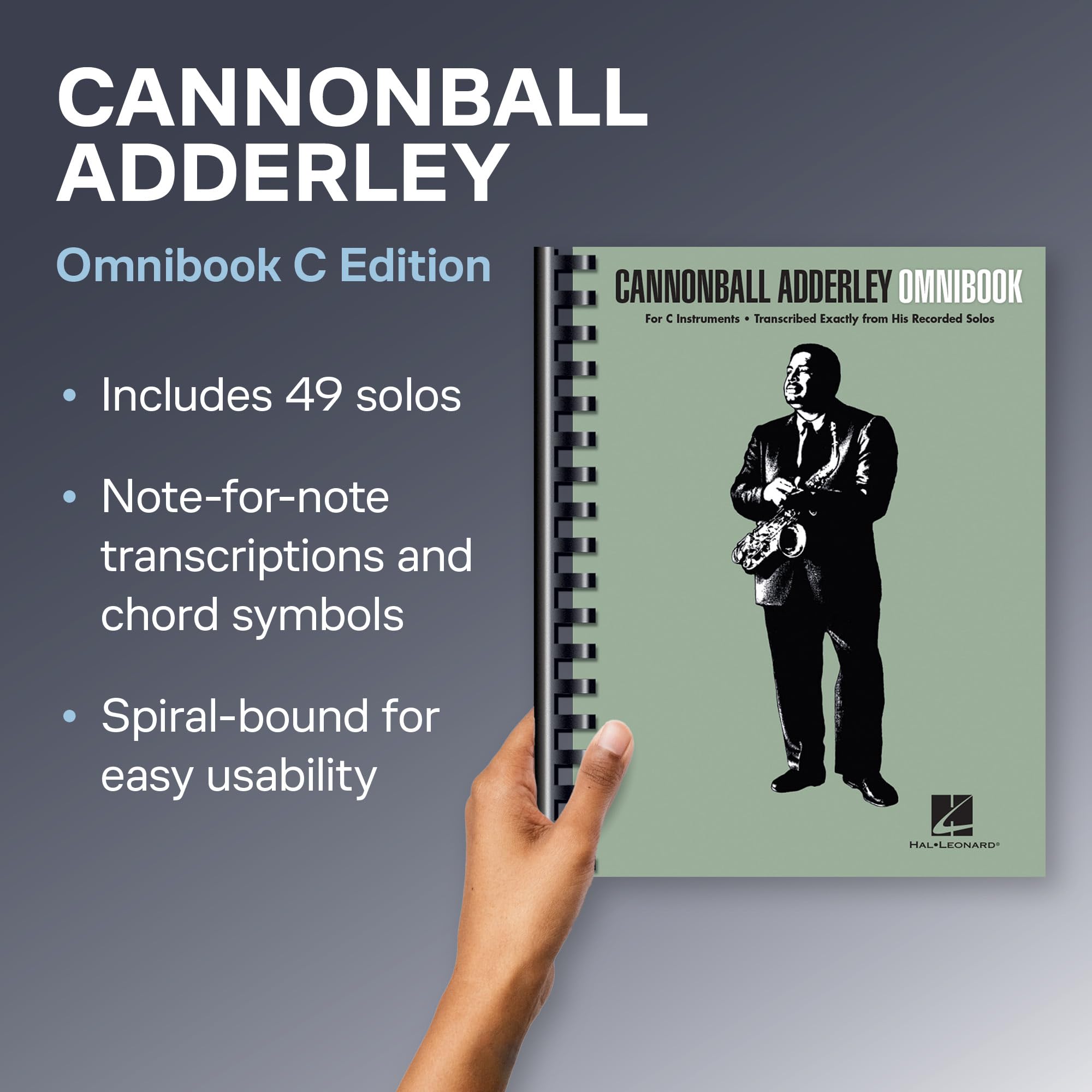 Cannonball adderley - omnibook: For C Instruments (Jazz Transcriptions)