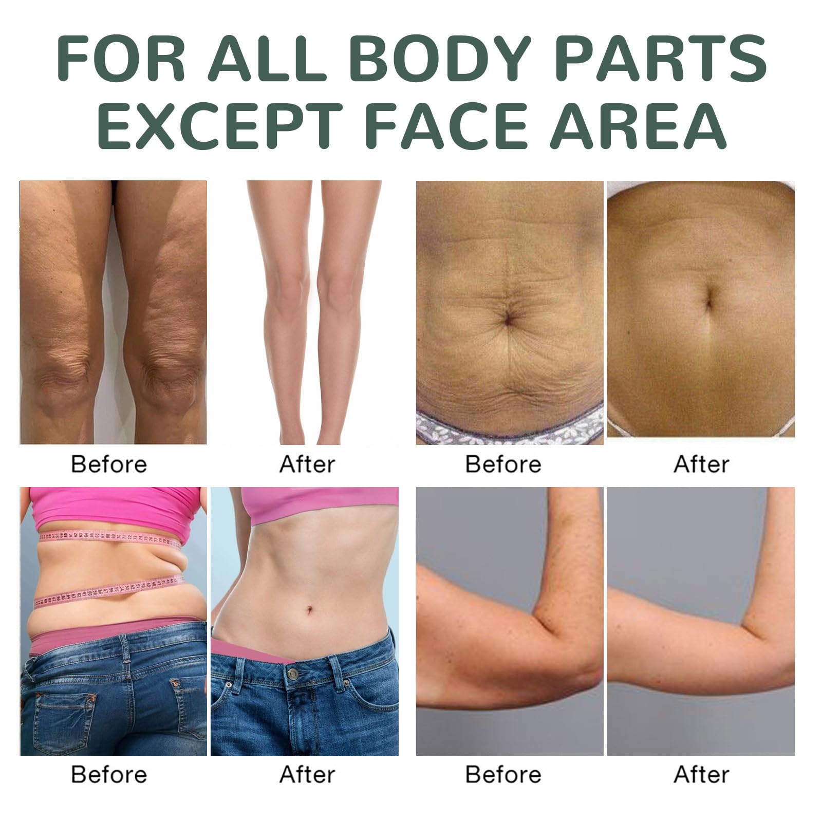 Collagen Lifting Body Oil, Körperöl Straffend mit Rosmarinblattextrakt, Feuchtigkeits, Pflegend Hautöl, Massageöl zur Verbesserung der Hautelastizität, Reduziert Feine Linien (2PC) - 5