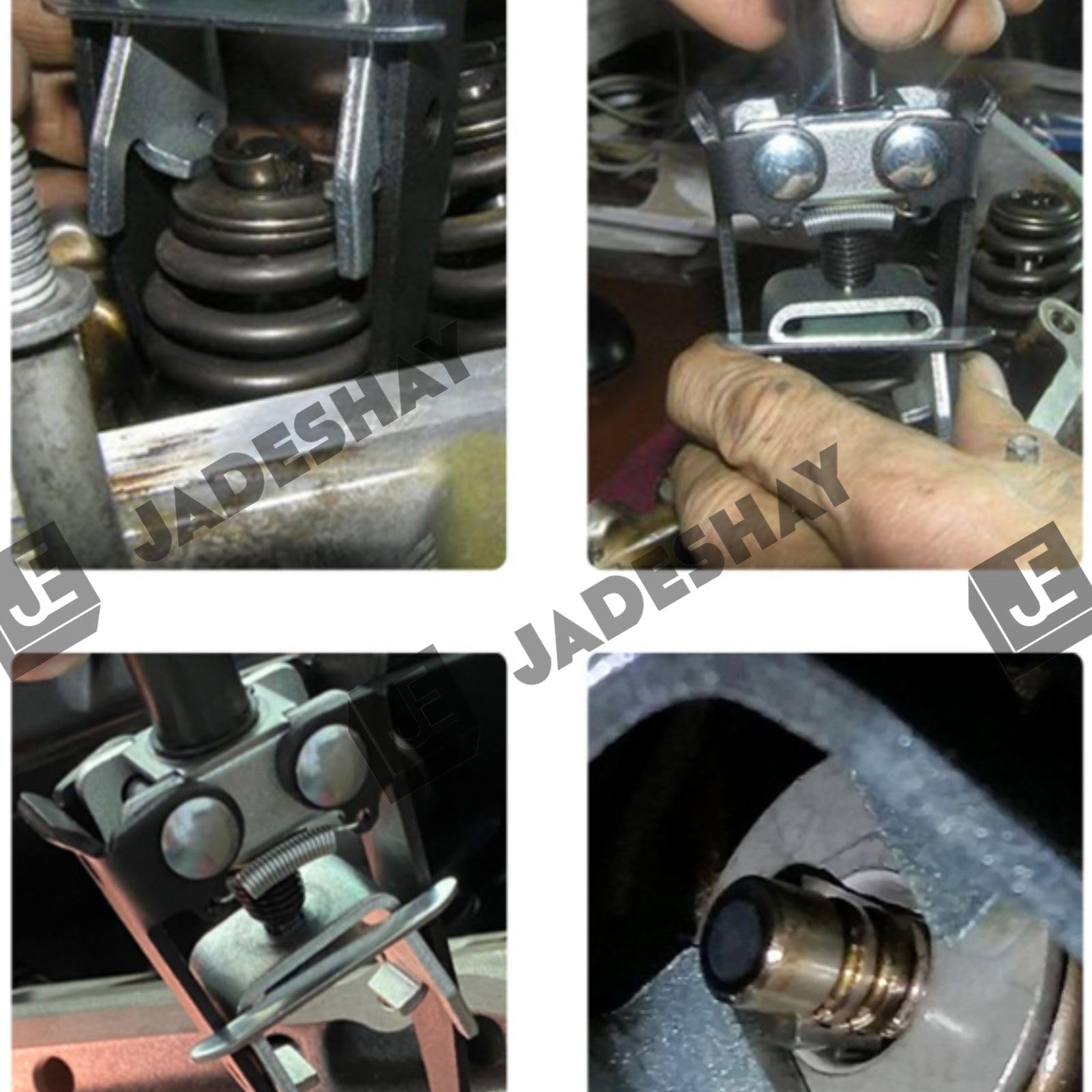 Jadeshay Strumento di Installazione per la rimozione della valvola del compressore della Molla Valvola in Testa del Motore del compressore della Molla Universale