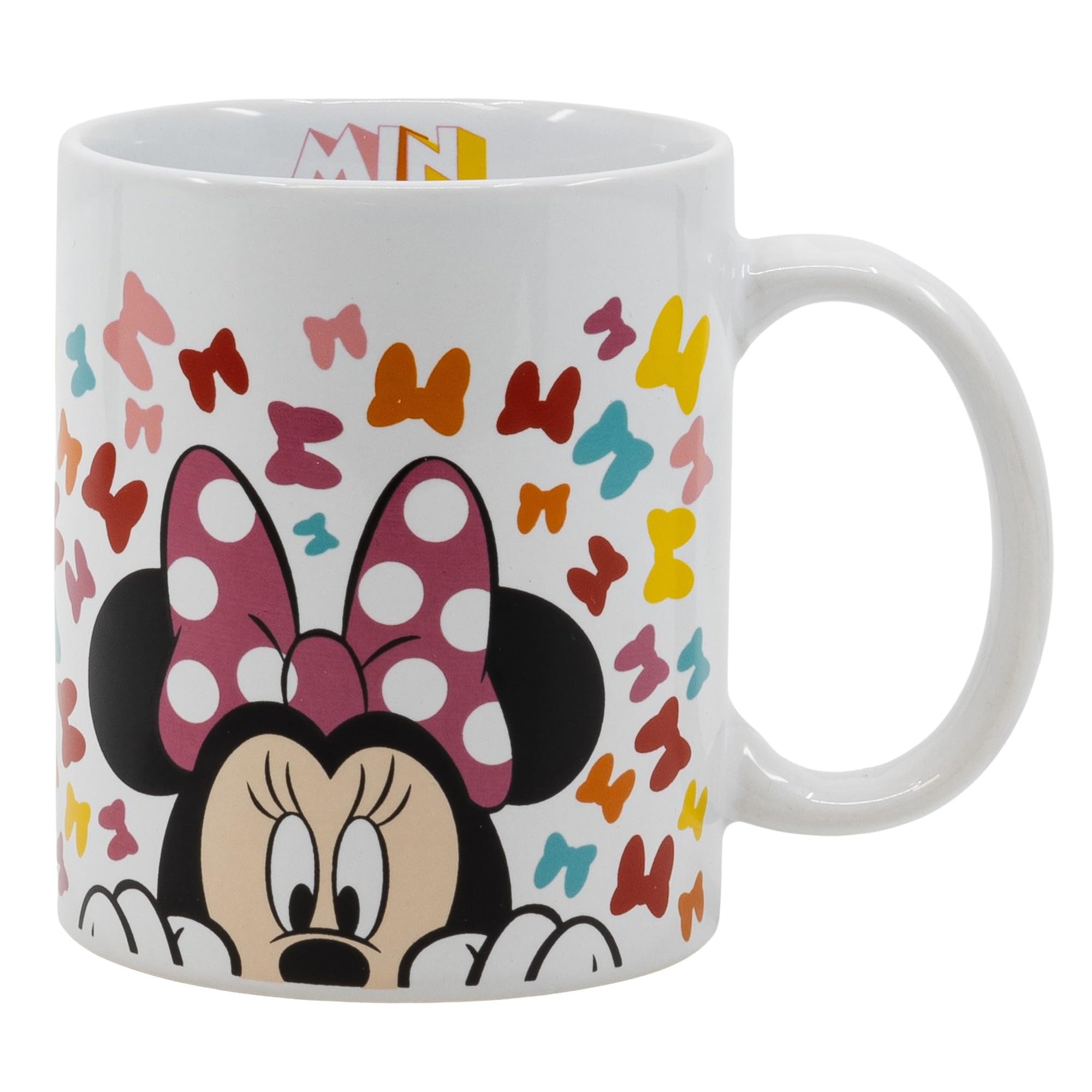 STOR Ceramic Mug 325 ML | Minnie Mouse SO Edgy Bows