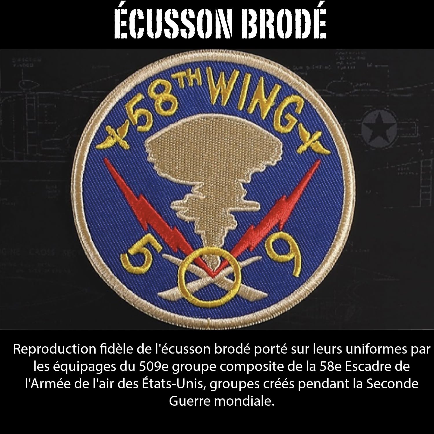 WARTIME | Montre Aviateur Militaire Inspirée des Montres USAAF A-11 "La montre qui a gagné la Seconde Guerre mondiale" - Mouvement Quartz Suisse - Édition Vintage avec Deux Bracelets