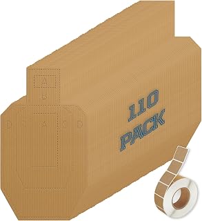 Shooting Targets for the Range, 30 x 18 Inch Silhouette Cardboard Targets for Tactical Practice Competitions with Paster