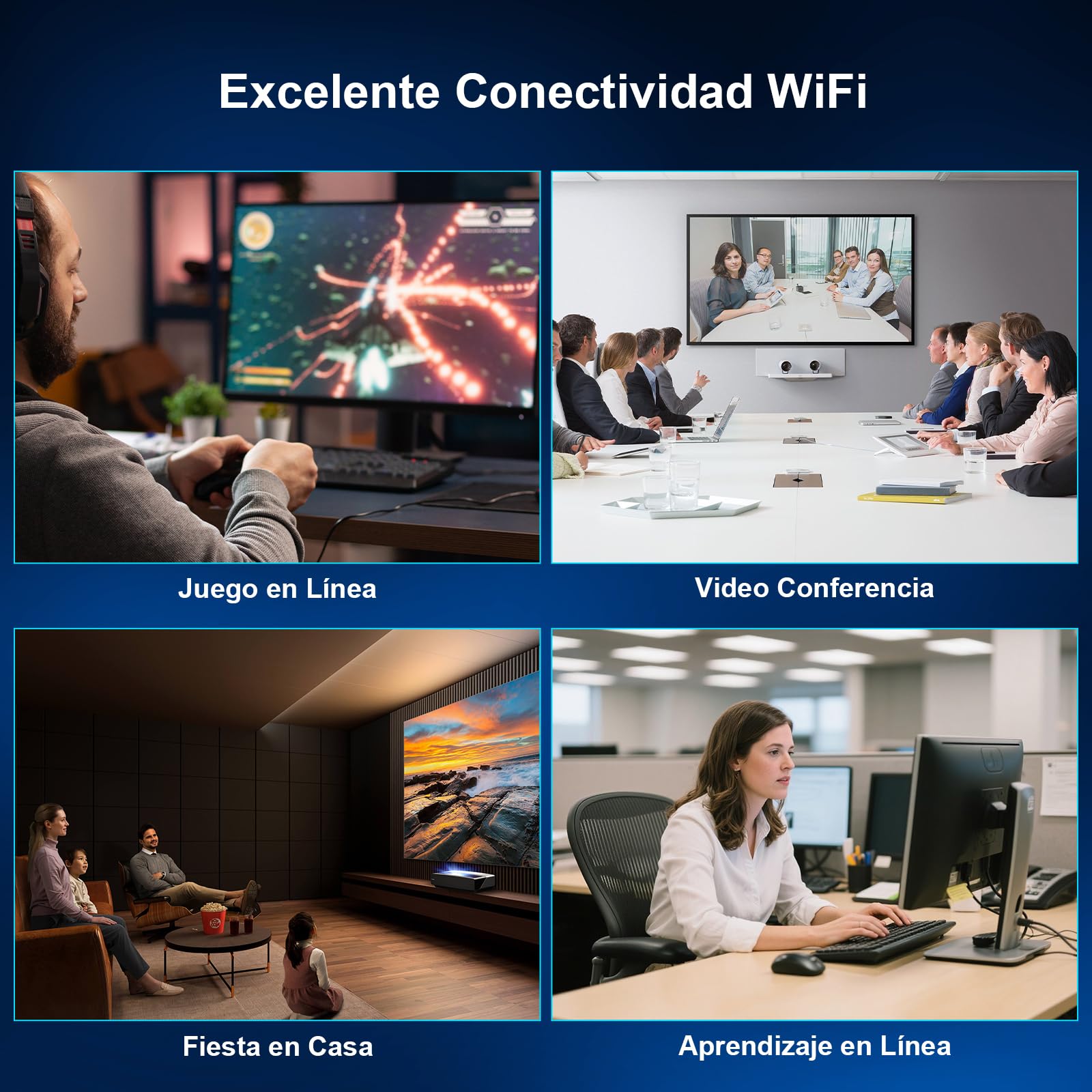 Repetidor WiFi, 1200Mbps Amplificador Señal WiFi Doble Banda 5G y 2.4GHz con Puerto Ethernet, 4 Antenas, MU-MIMO, Apoyo Repetidor/Router/Ap Modos para Hogar y la Oficina, EU Plug, Blanco