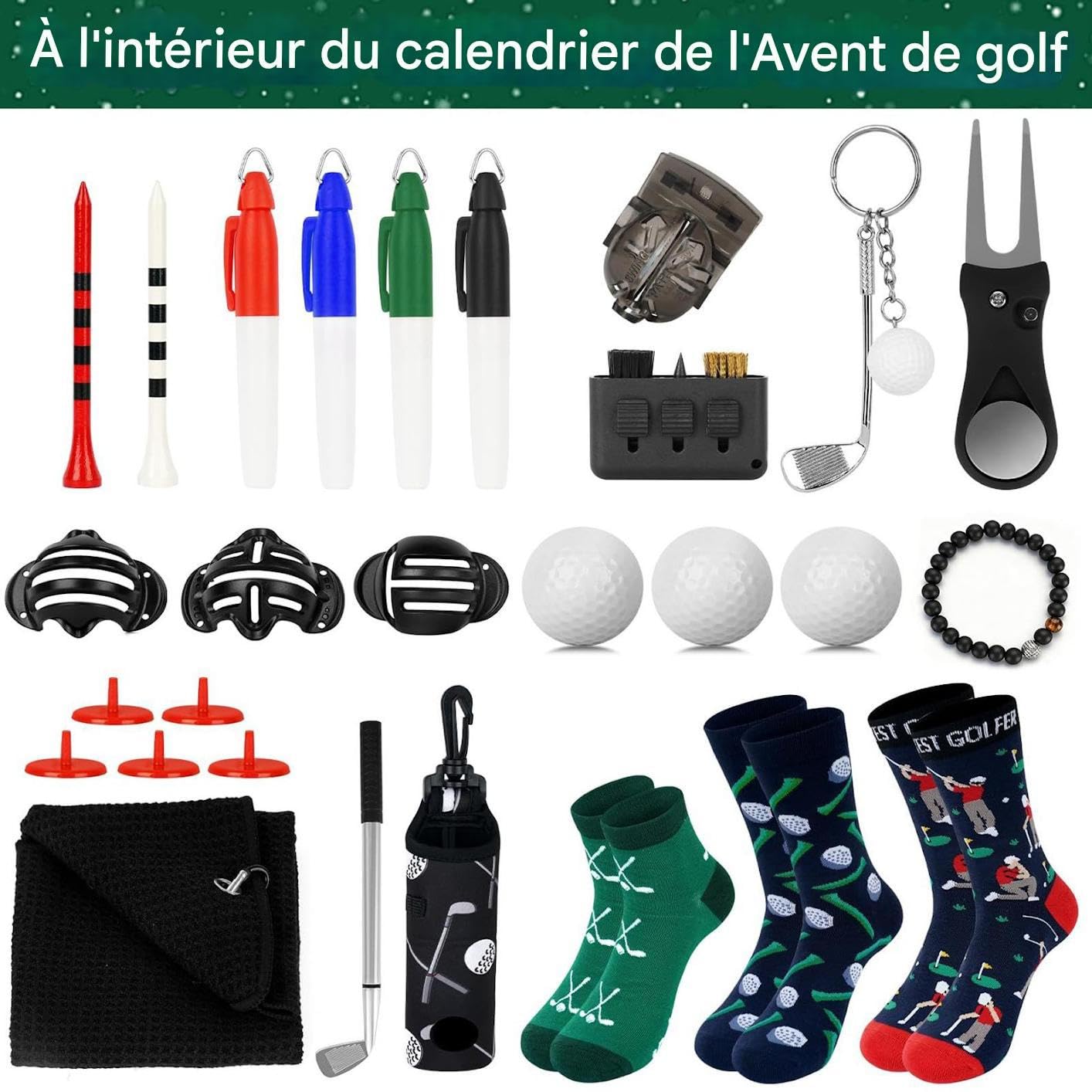 Adventskalender 24 Tage Weihnachts Golf Adventskalender