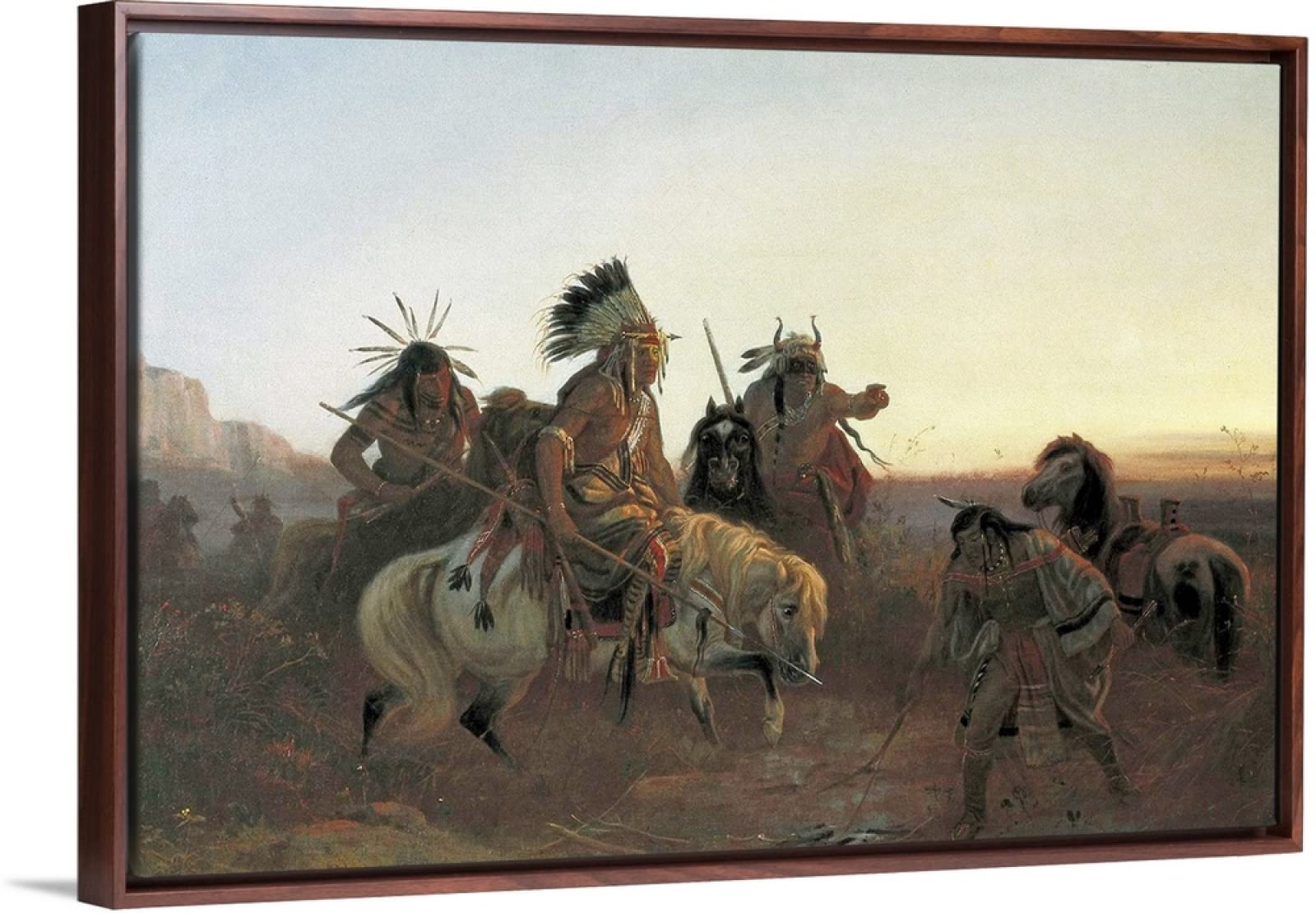 Paint by Numbers for Adults, Easy Drawing DIY Oil Canvas Painting Kits with Brushes, Acrylic Pigment,Craft Kits for Adults and Kids — The Lost Trail, by Karl Ferdinand Wimar