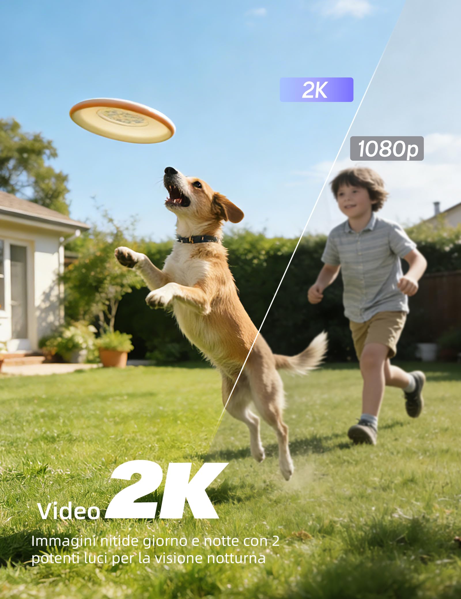 Surfola Fototrappola 4G, Telecamera Solare 2K da Esterno Senza Wi-Fi